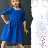 Schnittmuster Kleid Jana MiniMe Gr. 86-140 - Sewando