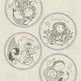 Stickdatei Sternzeichen Horoskop Button Set 980 - Sewando