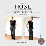 E-Book und Schnittmuster | Hose mit Reissverschluss Gr. 34-46 - Sewando