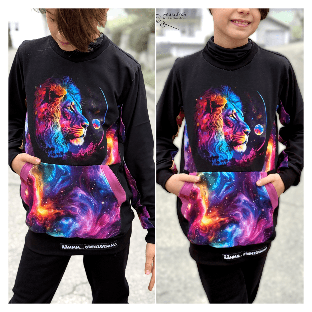 Schnittmuster Pullover Hoodie Bexx Gr. 80 bis 152 - Sewando
