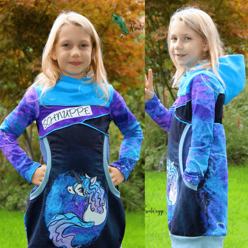 Schnittmuster Hoodie Avery Gr. 80 bis 152 - Sewando