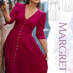 Schnittmuster Kleid Margret Gr. 34-50 - Sewando