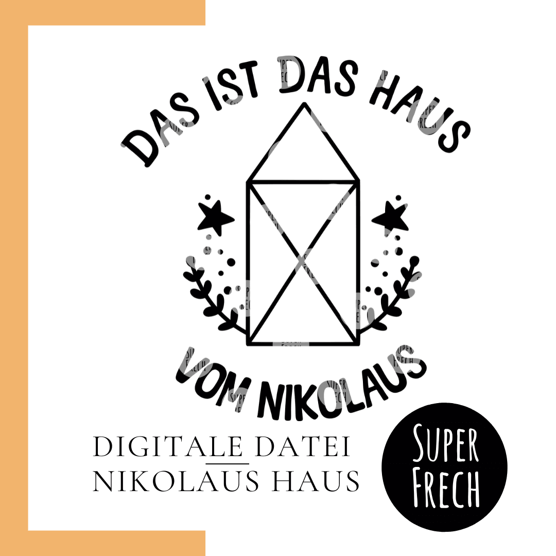 Plotterdatei - Das Haus vom Nikolaus - Sewando