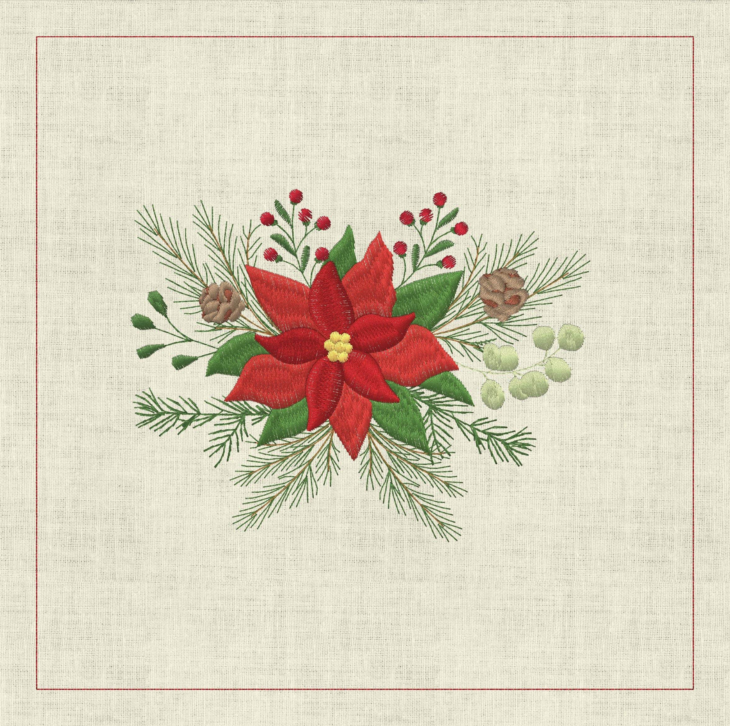 Stickdatei Weihnachten Weihnachtsstern Set 988 /1 - Sewando
