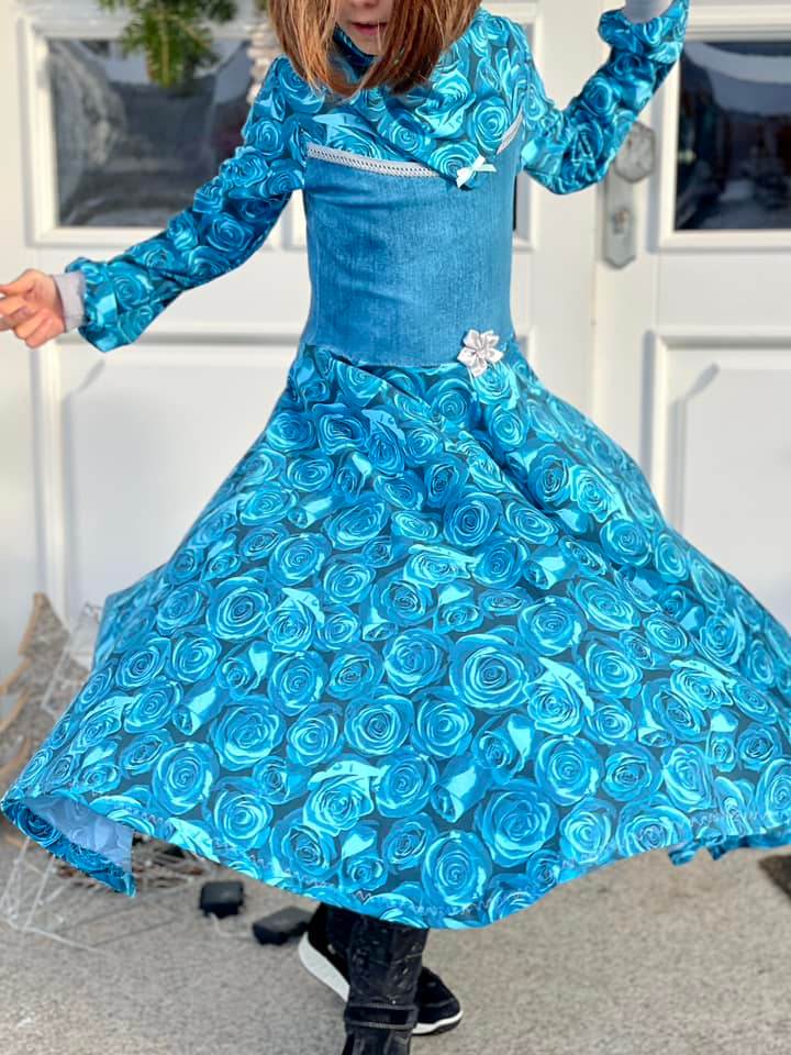 Schnittmuster Kleid Alianda Gr. 80 bis 152 - Sewando