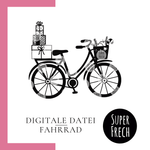 Plotterdatei - weihnachtliches Fahrrad - Sewando