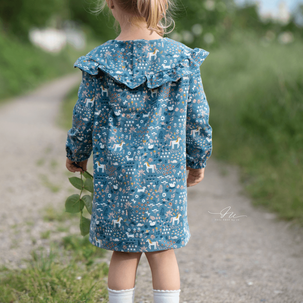 Schnittmuster Shirt und Kleid Felicitas Gr. 74 - 158 - Sewando
