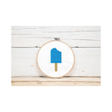 Stickdatei "Eis" 10x10 cm Applikation Eiscreme Sommer Sommerlaune Ferien Urlaub Eis am Stil Eistüte