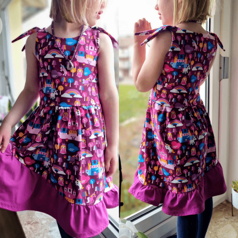 Schnittmuster Kleid Alilly Gr. 80 bis 152 - Sewando