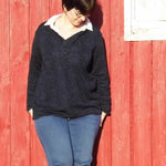 Basic-Pulli 'V-NECK' Schnittmuster+Nähanleitung Gr. 44 - 58 | BU 103-141 : - Sewando