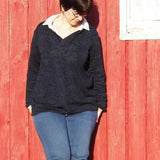 Basic-Pulli 'V-NECK' Schnittmuster+Nähanleitung Gr. 44 - 58 | BU 103-141 : - Sewando