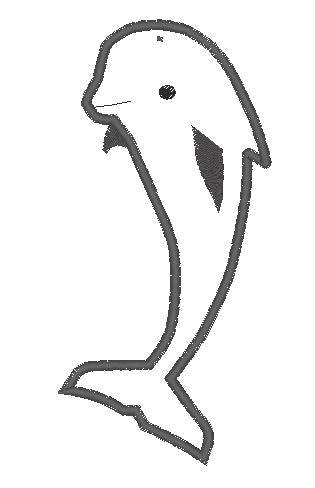Stickdatei Delfin Delphine 2.0 - Sewando