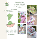 2 Looks in 1 Hut – Sommerhut Salva zum Wenden für Klein & Groß