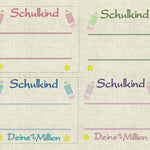 Stickdatei Deine 1. Million zur Einschulung Set 956 - Sewando