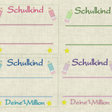 Stickdatei Deine 1. Million zur Einschulung Set 956 - Sewando