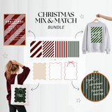 Plotterdatei Weihnachten SVG – Christmas Mix & Match | Bundle