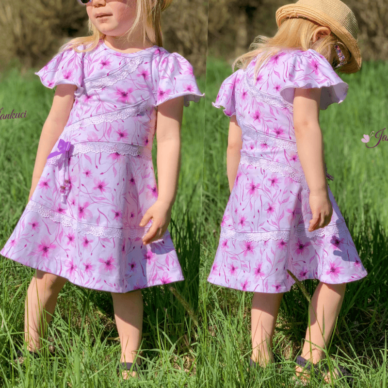 Schnittmuster Kleid Angel Gr. 80 bis 152 - Sewando