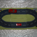 Stickdatei Auto Rennbahn /Spielteppich Set 262 - Sewando