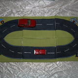 Stickdatei Auto Rennbahn /Spielteppich Set 262 - Sewando