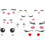 Gesichter für Kuscheltiere Stickdatei