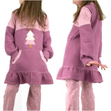 Schnittmuster Himbeerschnee Kuschelkleid Gr. 74 bis 164