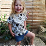 Schnittmuster timtom No.37 Sommershirt und -kleid mit "vorne-wie-hinten-Ausschnitt" Gr. 80-140