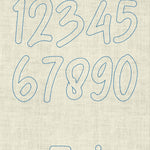 Stickdatei Schrift ca. 65mm Set 955 Doodle, Applikation - Sewando