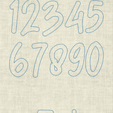 Stickdatei Schrift ca. 65mm Set 955 Doodle, Applikation - Sewando