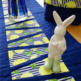 Schnittmuster Patchwork Tischläufer, Kissen Projekt TrapezKünstlerIn - Sewando