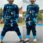 Schnittmuster Arrow Set Shirt und Hose Gr. 80 bis 152 - Sewando