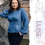 Schnittmuster Bluse Luise Gr. 34-50 - Sewando