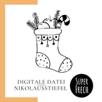 Plotterdatei - Nikolausstiefel - Sewando