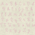 Stickdatei Schrift mit Herzen In Love 3 ca. 60mm Set 641 Doodle Applikation - Sewando