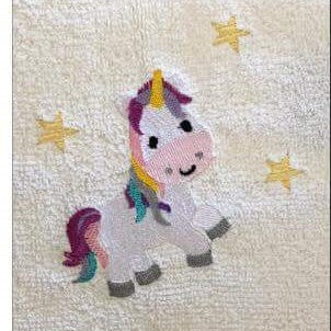 Stickdatei Einhorn Füllstich und Applikation - Sewando