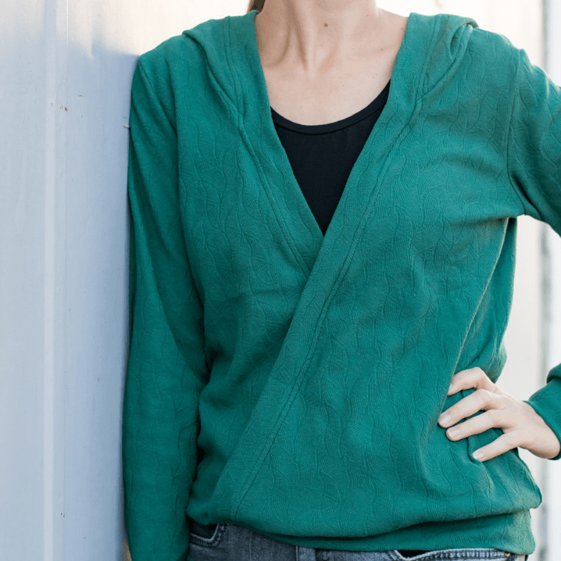 Schnittmuster Hoodie Bequem Gr. 32 - 52 - Sewando
