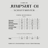 Jumpsuit mit Taillengürtel und weitem Bein - Sewando