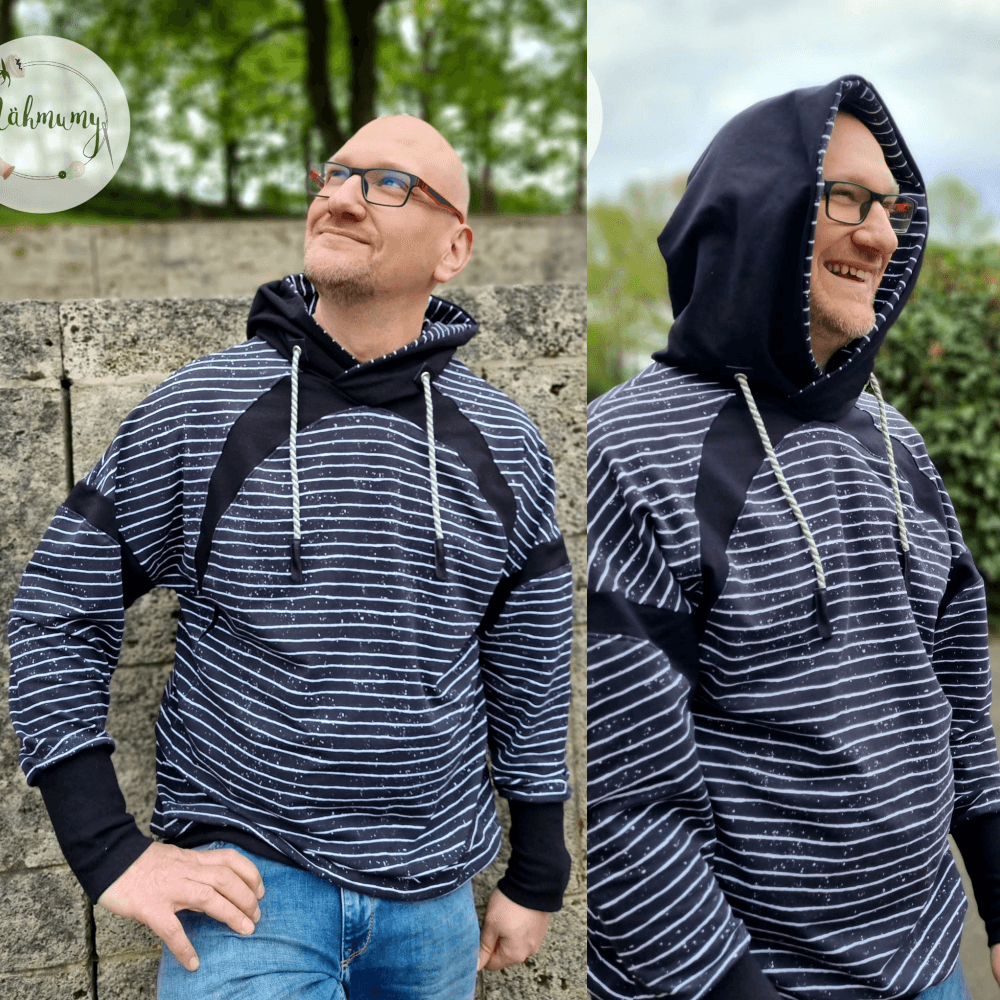 Schnittmuster Baggyhood Gr. 44 bis 60 - Sewando