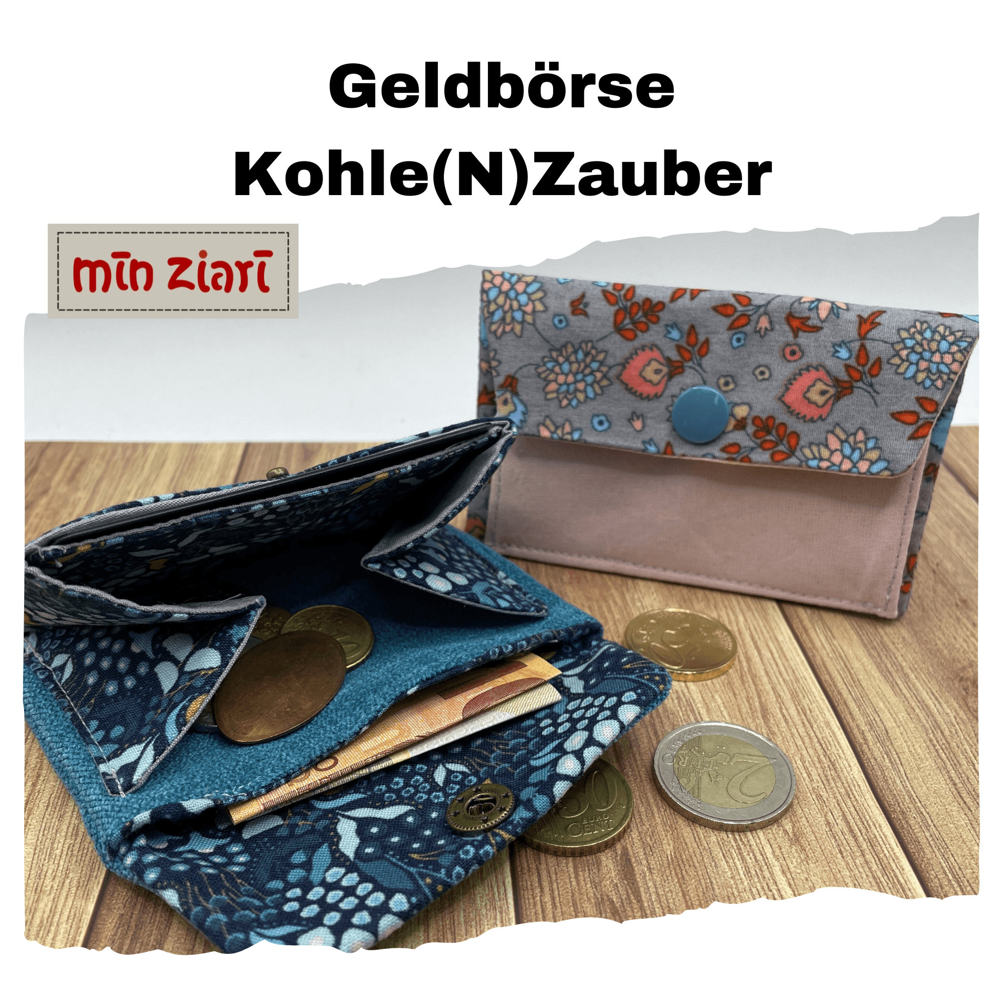 Schnittmuster Geldbörse Kohle(N)Zauber - Sewando