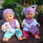 Stickdatei Puppenkleidung für Baby Puppe ca. 43cm Set 2550 - Sewando