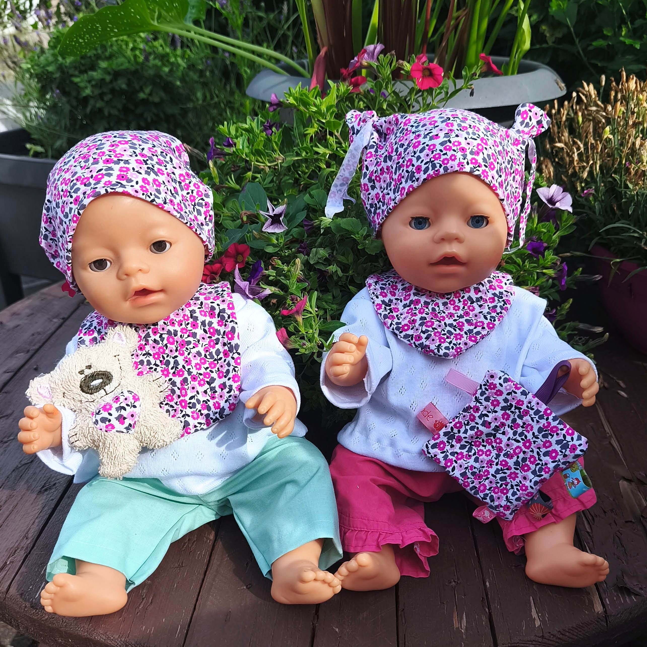 Stickdatei Puppenkleidung für Baby Puppe ca. 43cm Set 2550 - Sewando
