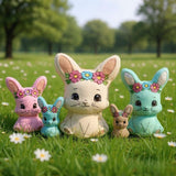 Stickdatei Hase Osterhase Kuscheltier  Set 2630 5 Größen