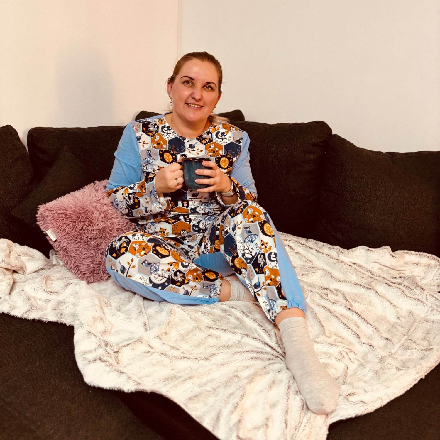 Schnittmuster Pyjama-Set CLARA - Schlafanzug Shirt und Hose | Gr. 34-48 (PDF) - Sewando