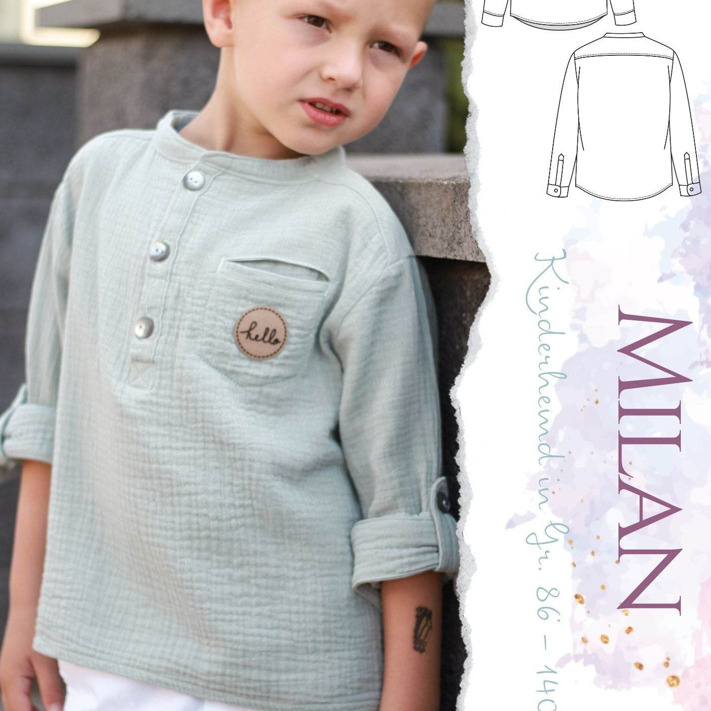 Schnittmuster Hemd Milan - Sewando