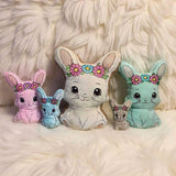 Stickdatei Hase Osterhase Kuscheltier  Set 2630 5 Größen