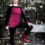 Schnittmuster Shirt "Sporty Off-Shoulder Woman" Gr. 32-54