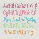 Stickdatei Schrift mit Herzen Mylar  In Love 3  ca. 50mm Set 641