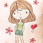 Stickdatei Cute Girl mit kurzer Hose 1 Set 2559 - Sewando