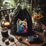 Stickdatei Cairn Terrier "Silas" - realistisch - FÜR DUNKLE STOFFE