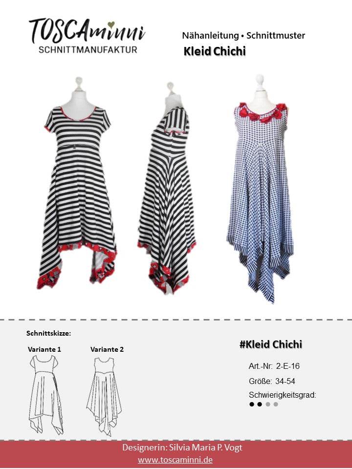 Schnittmuster Damen Kleid Chichi Gr. 34-54 - Sewando