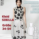Schnittmuster Damen Kleid Sibilla Gr. 34-54 - Sewando